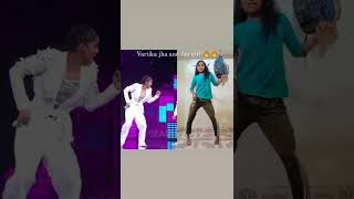 vartika jha dance  vartika jha and team dance  sanchit  vartikajha fan short tranding real [upl. by Aerdnad446]