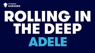 Adele  Rolling In The Deep Karaoke with Lyrics [upl. by Nnylodnewg]