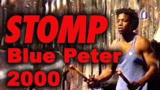 STOMP drumming on CBBCs Blue Peter in 2000 [upl. by Muriel]