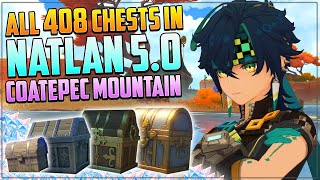 Guide to ALL Chests in Natlan  Coatepec Mountain  Genshin Impact 50 [upl. by Adnof3]