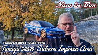 Tamiya Subaru Impreza WRC Arai 58270 58261 Review [upl. by Bloom]