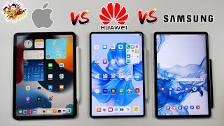 Huawei Matepad Pro 11 vs Ipad Pro vs Samsung Tab S8  The battle of the Flagship Tablets [upl. by Brinna]