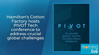 Hamiltons Cotton Factory hosts PIVOT Tech conference to address crucial global challenges [upl. by Lenci]