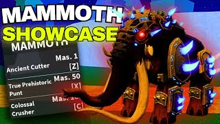 Mammoth Showcase Blox Fruits Roblox [upl. by Lawlor491]