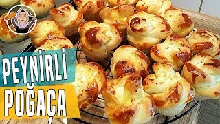 Poğaça TarifiPeynirli Gül Şeklinde Muffin  Hatice Mazı ile Yemek Tarifleri [upl. by Eniarral]