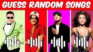 Guess the Random Song Quiz 🎤  Music Challenge 2024 [upl. by Ibmab]