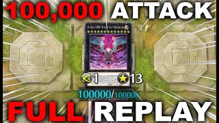 When you summon a 100000 ATTACK BOSS monster in Master Duel FULL REPLAY  DECKLIST Number iC1000 [upl. by Eskil]