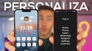 Cómo PERSONALIZAR tu iPhone como un PRO 🔥 ¡Más productividad [upl. by Ayian]