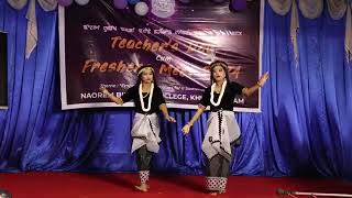 Teacher day dance performance Melody and Sarjubala [upl. by Heyra992]