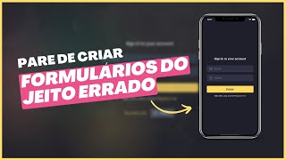 Formulários no React Native com React Hook Form [upl. by Cayser]