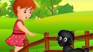 Baa Baa Black Sheep  Children Rhymes Nursery Songs with Lyrics  Learn 123 for Kids  Flickbox [upl. by Hairas766]