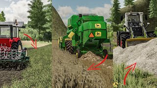 BETTER TEXTURES with these mods new textures on wheat oat straw and oilseed radish  FS 22 [upl. by Syned614]