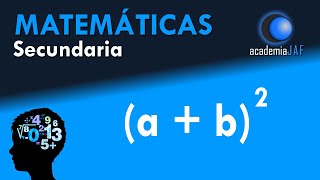 CUADRADO DE UNA SUMA  Productos o identidades notables  Matemáticas [upl. by Rogerio311]