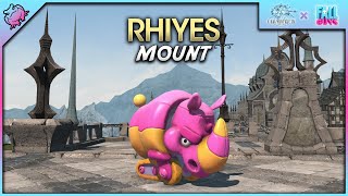 FFXIV  Rhiyes Mount FFXIV x Fall Guys [upl. by Shafer]