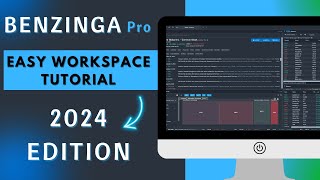 Benzinga Pro Workspace Tutorial Simple Breakdown daytrading [upl. by Felton]