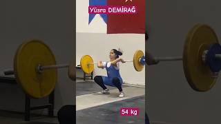 Yüsra DEMİRAĞ Silkme 54 kg [upl. by Auburta]