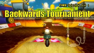 MKWii Toads Factory Backwards Tournament  1 51 quot815  rusoX [upl. by Enyal]