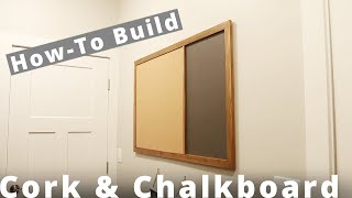 How To Build a Cork and Chalkboard DIY Project  Woodworking Weekend Project [upl. by Samantha]