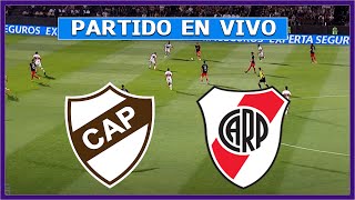 🔴PLATENSE vs RIVER PLATE EN VIVO ⚽ JUEGA MIGUEL BORJA  LIGA ARGENTINA  LA SECTA DEPORTIVA [upl. by Bricker]