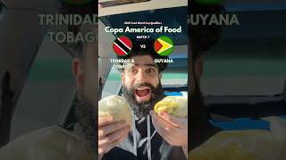 TRINIDAD amp TOBAGO VS GUYANA  Copa America of Food [upl. by Enomrej]