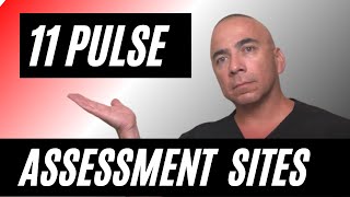 11 PULSE ASSESSMENT SITES  WHAT ARE VITAL SIGNS PART 3  NURSE EDUCATION [upl. by Behre]