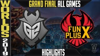 G2 vs FPX Highlights ALL GAMES  Worlds 2019 GrandFinal  G2 Esports vs FunPlus Phoenix [upl. by Innavoj]