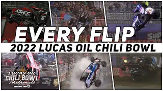 Every Flip From The 2022 Lucas Oil Chili Bowl [upl. by Sherrer879]