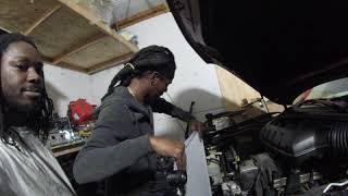 2011 Jeep Grand Cherokee radiator replacement [upl. by Ahsinna503]