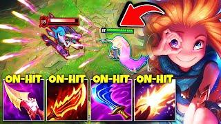 Zoe but Im OnHit and ZAP your entire health bar [upl. by Zamir]