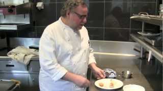 Gert Van Hecke prepares a dish at De Karmeliet [upl. by Ttesil]