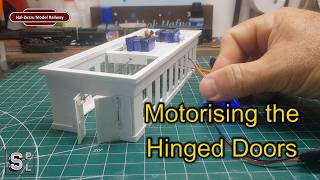 Ep71  Motorising The Hinged Shed Doors at ĦalZuzzu Model Railway [upl. by Ioj]