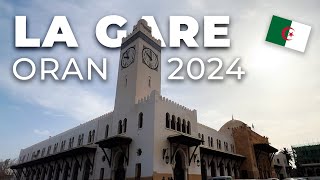 Oran Algeria 2024  La Gare Oran Train Station [upl. by Ardnoyek]