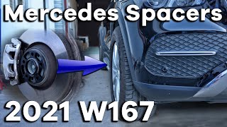 BONOSS 15mm Wheel Spacers Before and After  2021 MercedesBenz GLE W167 [upl. by Aivek]