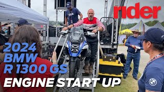 Listen to New 2024 BMW R 1300 GS Boxer Engine Start Up and Rev [upl. by Odraboel649]