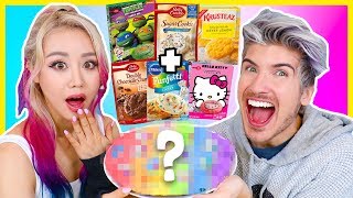 MIXING EVERY COOKIE MIX TOGETHER TASTE TEST w Wengie [upl. by Ikin]