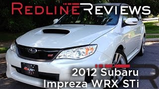 2012 Subaru Impreza WRX STi Review Walkaround Exhaust amp Test Drive [upl. by Enitsugua876]