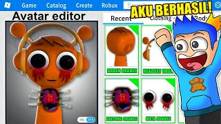 AKU BUAT SEMUA SKIN AVATAR SPRUNKI HORROR DI ROBLOX GRATIS [upl. by Nayhr]