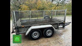 IFOR WILLIAMS GP106 MESH SIDE TRAILER FOR SALE wwwcatlowdycarriagescom [upl. by Arvo559]