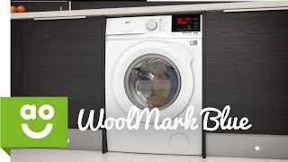 AEG Washing Machine with Woolmark Blue  aocom [upl. by Tiffany]