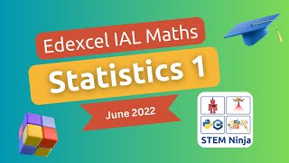 Edexcel IAL Maths S1  June 2022 WST0101 [upl. by Aketal69]