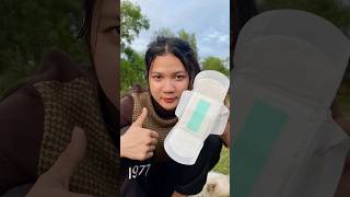 Sanitary pads is the best for use in forest lifehacks camping [upl. by Keese]