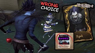 When Survivors Prefer To Ban The New Hunter Rather Than The Gecko Mutant  Identity V Ryuk Gameplay [upl. by Mavilia]