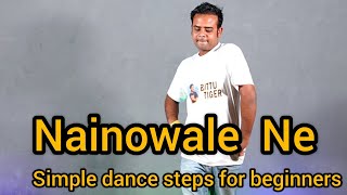 Nainowale Ne  Simple Dance Steps for wedding √ Bittu Tiger forwedding bestbridaldance [upl. by Atazroglam]