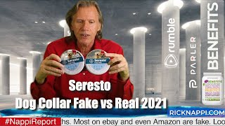 Seresto Dog Collar Fake vs Real 2021 with Rick Nappi NappiReport [upl. by Anerom]