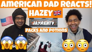 HAZEY  Packs and Potions Official Video AMERICAN DAD REACTS 🇺🇸 [upl. by Duster]