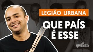 Que País É Este  Legião Urbana aula de bateria [upl. by Sucam987]