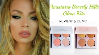 Anastasia Beverly Hills GLOW KIT Review amp Tutorial Gleam amp That Glow [upl. by Sharron89]