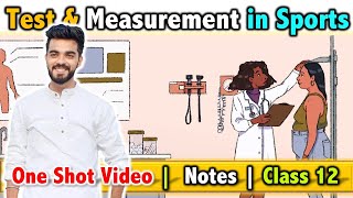 Test and Measurement in Sports  CH  6  CBSE Class 12th 2024 [upl. by Eniagrom]