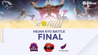 KATOTO Onmyoji Arena Tournament  Final [upl. by Gilburt]