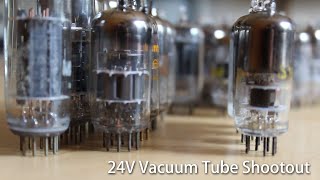 Vacuum Tubes Episode 8 – 24V Vacuum Tube Shootout Triodes Pentodes and Pentodes as Triodes [upl. by Redienhcs]